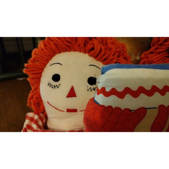 Vintage Raggedy Ann and Andy Set Handmade And Merrill Lot Of 4 One Slight Damage - Picture 7 of 16